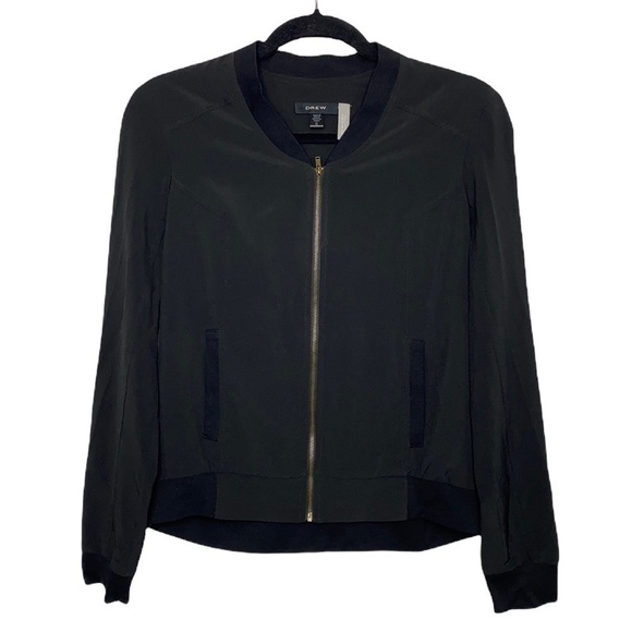 Drew for A Pea in the Pod Black Tencel Jacket Size S - Picture 1 of 6